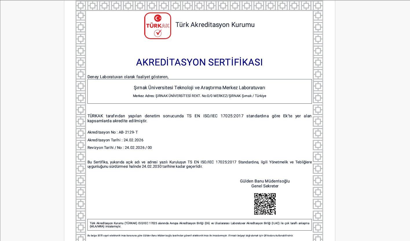 Teknoloji ve Araştırma Merkez Laboratuvarı